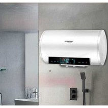 전기온수기 60L 80L 대용량 보일러 카페 난방 가족 목욕 욕실, 60L 플랫 버킷 (디지털 디스플레이) 배수 및 정전