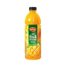 칠성 델몬트 팜앤홈 망고 과일주스 음료수 사무실 탕비실 1.2L 6본 1세트, 2세트