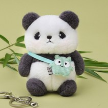 판다 인형 팬더 에버랜드 키링 굿즈 곰인형 아기 홀더 그란데, 그린 크로스 팬더 액세서리, 10센티
