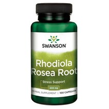 스완슨 로디올라 로지아 뿌리 400mg 캡슐, 100개입, 1개, 100정
