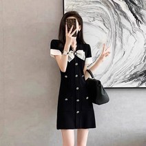 소녀의 패션 여름 드레스