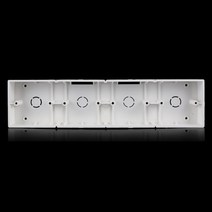 86x86 | 146 172 258 344 mm 스위치 소켓베이스 복장 정션 박스 마운트 백 박스 монтажная нороб 다크 카세트, white 344x86x33mm