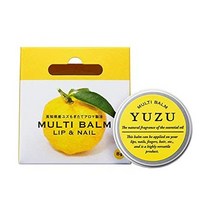 일본직발송 6. デイリーアロマジャパン 데일리 아로마 재팬 고치현산 YUZU 멀티밤 립 네일 립 크림 유자, One Size_One Color, One Color, 상세 설명 참조0