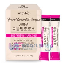 가벼운 곡물발효효소 90g 3gx30포, 3gx30포(90g)
