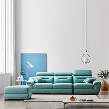 이노센트 마틴 아쿠아텍스 헤드틸팅 4인용소파+스툴 i102178, 민트