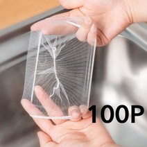 100매 대용량 일회용 싱크대 거름망 씽크대 음식물쓰레기 배수구, 단품