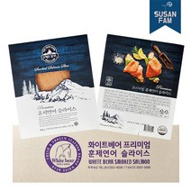 건염 훈제연어 슬라이스 4kg(200gX20팩) 연어 박스 도매