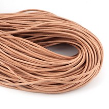 네츄럴 생지 라운드 가죽줄 모음 동그란 가죽끈, 2mm 빈티지