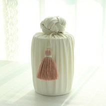 린넨원통디피상자 DIY 화이트 전통포장 전통장식, 린넨원통디피상자(화이트)중