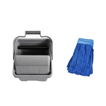 크린메이트 슬라이딩 짤순이 소형 + 극세사마포 걸레 수세미형 세트, 1세트