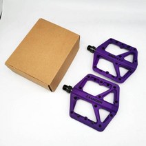 자전거페달 자전거 페달 새로운 미끄럼 방지 초경량 알루미늄 합금 mtb 산악 밀봉 베어링 액세서리 부품, 나일론 페달 1