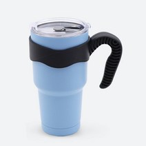 대용량텀블러 벤티 군인 빨대 텀플러 900ml, 블루