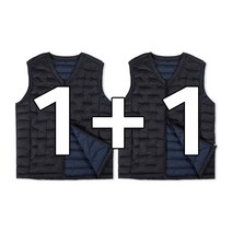 겨울조끼 패딩 누빔 방한 1+1