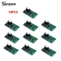 와이파이 릴레이 모듈 24v 12v Itead SONOFF SV Wifi 스마트 스위치 안전 전압 WiFi 무선 홈 지원 보조 개발 작업 Alexa, 10PCS SV