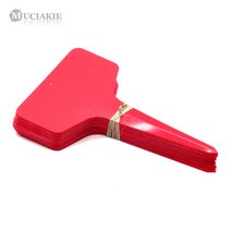 꽃집 카페 공원 명패 50PCS 저렴한 610cm 플라스틱 식물 T 유형 태그 마커 꽃, 에이 x RH060C