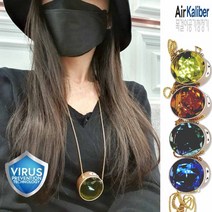 에어칼리브 미세먼지제거 휴대용 목걸이 공기청정기, K350_퍼플