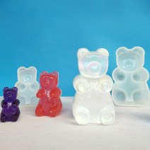 곰돌이 모양 비누 몰드 선물용 석고방향제 제작 디퓨저 만들기, 상품선택, 1-곰돌이몰드-중
