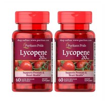 퓨리탄 프라이드 Puritans Pride Lycopene 라이코펜 20mg 60정 2팩, 1개