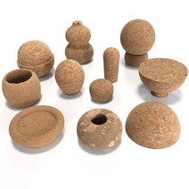 코르크 마개 지원 원추형 T형 이형 적주병 유리병 도자기 탱크 합성 코르크 마개
