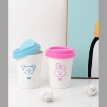 아이방 책상 파우더룸 화장대 미니휴지통 클린 심플 청소용품 부엌쓰레기통, 1개, 슈키