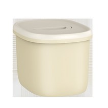 애견 사료통 밀 폐 곡물통, 크림색, 6L