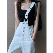 다리 청멜빵 여춘 2022 새로운 항한 타입빅 여성멜빵바지