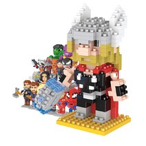 [알꿀밤 시리즈] #국내당일배송# 슈퍼히어로 시리즈 (소형 대형 나노블럭), NO천둥신 투구NO