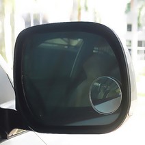 달자샵 1+1 초보 안전운전 차량용 사이드미러 보조거을 사각지대 볼록렌즈, 소형 2세트