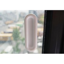 화원 창문 이중문 붙이는 소형 흰색 손잡이 유리도어