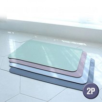아트박스/디씨네트워크 1+1 빨아쓰는 규조토 무지 발매트 주방 욕실 매트 M