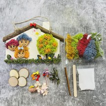 DIY스칸디아모스 (우리가족 통나무집) 만들기