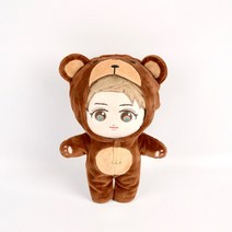 무속성 속성 솜 인형 KPOP IDOL 아이돌 케이팝 인형옷 액세서리 20cm 엑소 백현 찬열 시우민 수호 세훈 카이 d.o.chen 봉제 인형 인형 옷 의상 점프 슈트 잠옷, 협력사