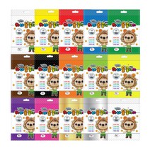 미리사몰 도너랜드 칼라 요술 점토 10색 클레이 실속형 세트 얼쑤 볼클레이 토단 하비 50g 무독성 어린이 방과후, 토단 하비(볼)클레이(50g):하양