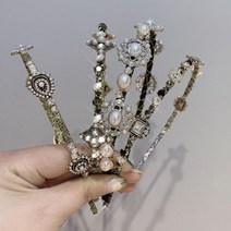 sales class로코코 앤틱 레트로 스타일 럭셔리 헤어밴드 쥬얼리 보석 진주 머리띠 4종(도매 문의 환영)