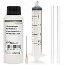 유럽 문어 잉크 클리너 만년필 청소용 만년필 클리너 세트 펜촉 액세서리 포함 100 ml, 100ml 액세서리 패키지