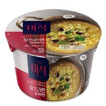 The 미식 장인라면 컵라면 큰컵용기면 담백한맛 108g, 상세페이지 참조