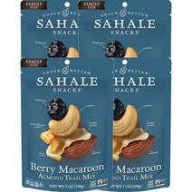 사할리스낵 Sahale Snacks 베리 마카롱 아몬드 트레일 믹스 7oz 4팩 총 799g