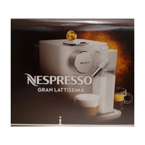 네스프레소 그랑 라티시마 에스프레소 캡슐 커피 머신 프레쉬 화이트, F531