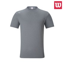 윌슨 반팔티 TRS_6315 GRY 라운드 테니스 배드민턴