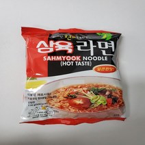 국내산현미가루 삼육 얼큰채식라면 8입, 1