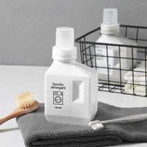 세제통 세탁 세제 디스펜서 세제용기 리필 소분용기 통 런드리룸, 그레이, 400ml, 그레이