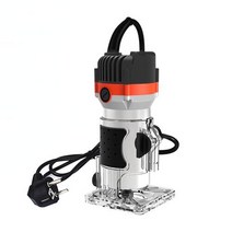 목재 라우터 공구 콤보 키트 800w 30000rpm 목공 기계 파워 수동 트리머 밀링 커터 포함, 없음, 1개