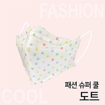 오원 원에어 패션 쿨 숨쉬기 편한 봄 여름 컬러 마스크 3D 연예인 국산 덴탈 일회용 끈조절가능 시원한 얇은 예쁜 도트, C0004 10매