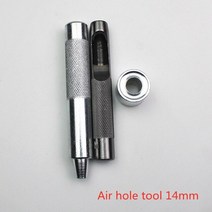 아일렛 펀치 세트 품질 수제 금속 금형 도구 그로멧 설치 탄소강 도구 가죽 공예, 14mm