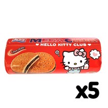 [DADA] 알루이 메가촉 샌드 쿠키 세트, 1세트, 메가촉 초코180g*5개