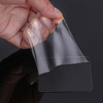 Pyunri 다용도 강력 접착 양면 투명 네모 스티커 테이프 6X6cm, 20개