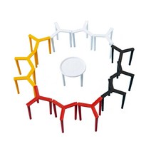 mongda 피자세이버 피자삼발이 고정핀 2000개, 트라이앵글 100 레드