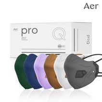 특급 방진마스크 석면 철거 해체 아에르 프로Q Q300S 접이식 분진 마스크, 그린, 1매