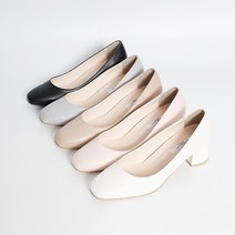 코지 여자 프리미엄 양가죽 미들힐 기본 5cm 펌프스