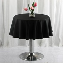 원형식탁보 원형테이블보 110cm~150cm 방수 검정 블랙 P/S:8A2EC3 JH+14159EA : 10월가을행사 전시 검은색, jh ; 본상품선택, jh ; 120, jh ; 본상품선택
